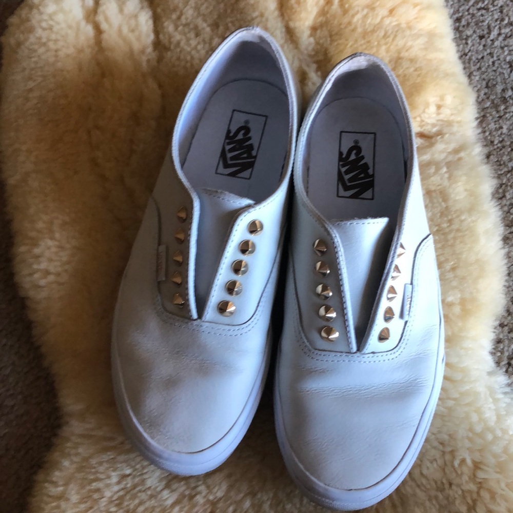 Leather Studded Vans